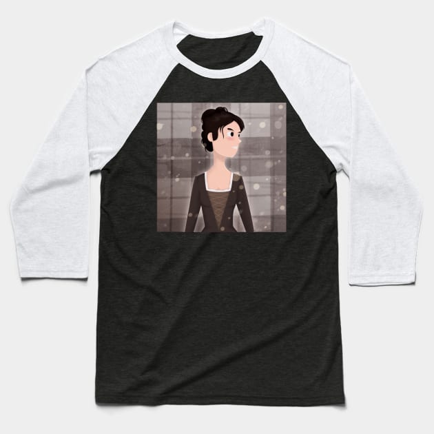 Claire Fraser Baseball T-Shirt by Artistale